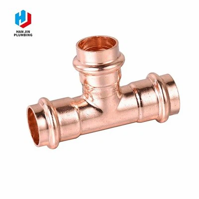 Tee de presa de cupru